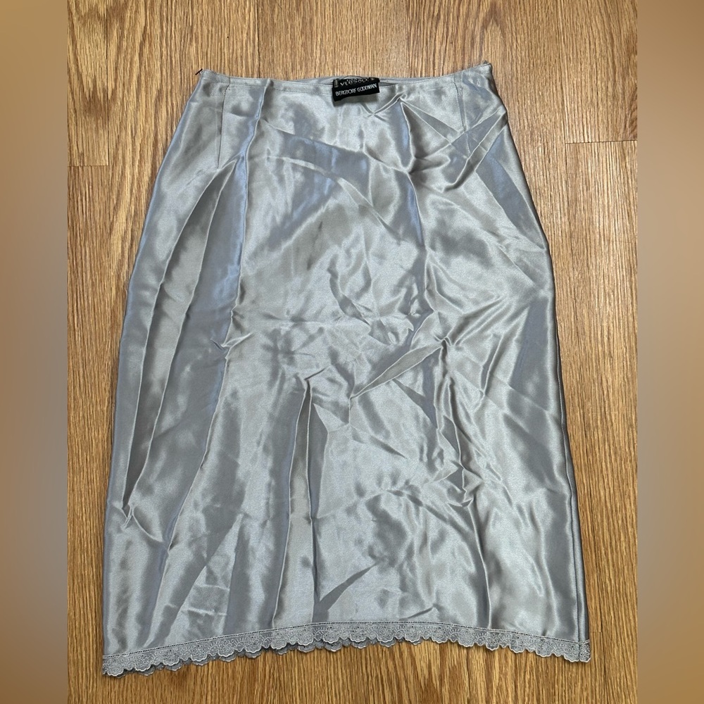 Vintage Gianni Versace Couture x Bergdorf Goodman Slip Skirt
